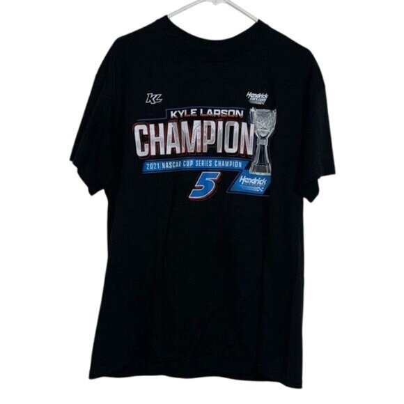 Kyle Larson 2021 NASCAR Cup Series Champion T-Shirt XL - Picture 1 of 5